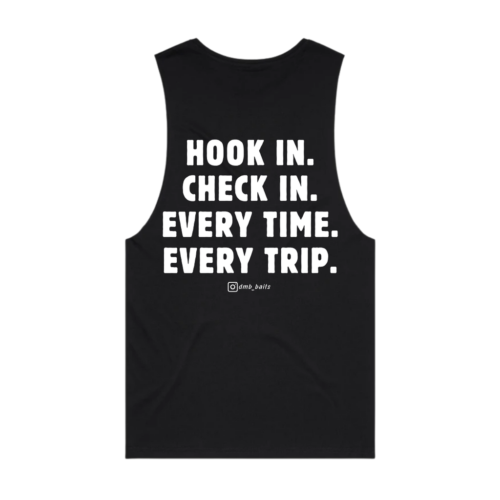**PRE-SALE** The Check In Singlet - Black