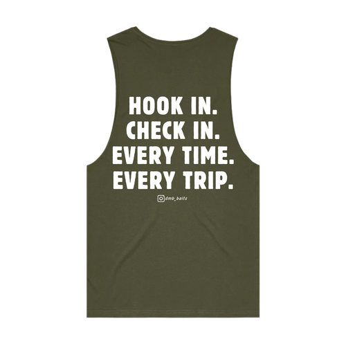 **PRE-SALE** The Check In Singlet - Army