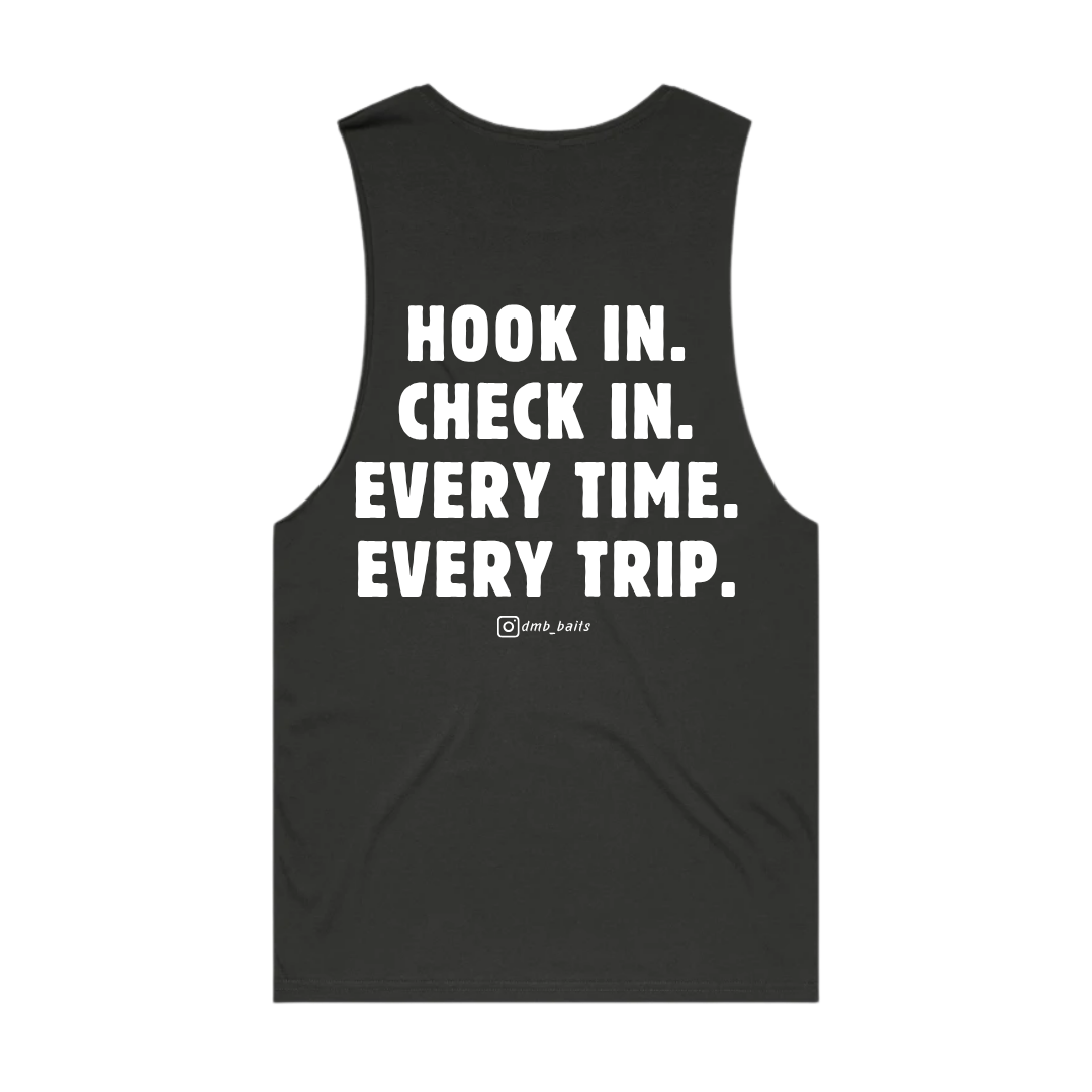 **PRE-SALE** The Check In Singlet - Coal