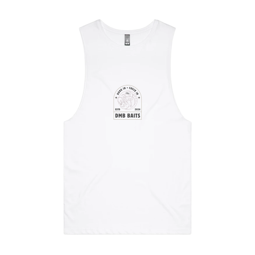**PRE-SALE** The Check In Singlet - White