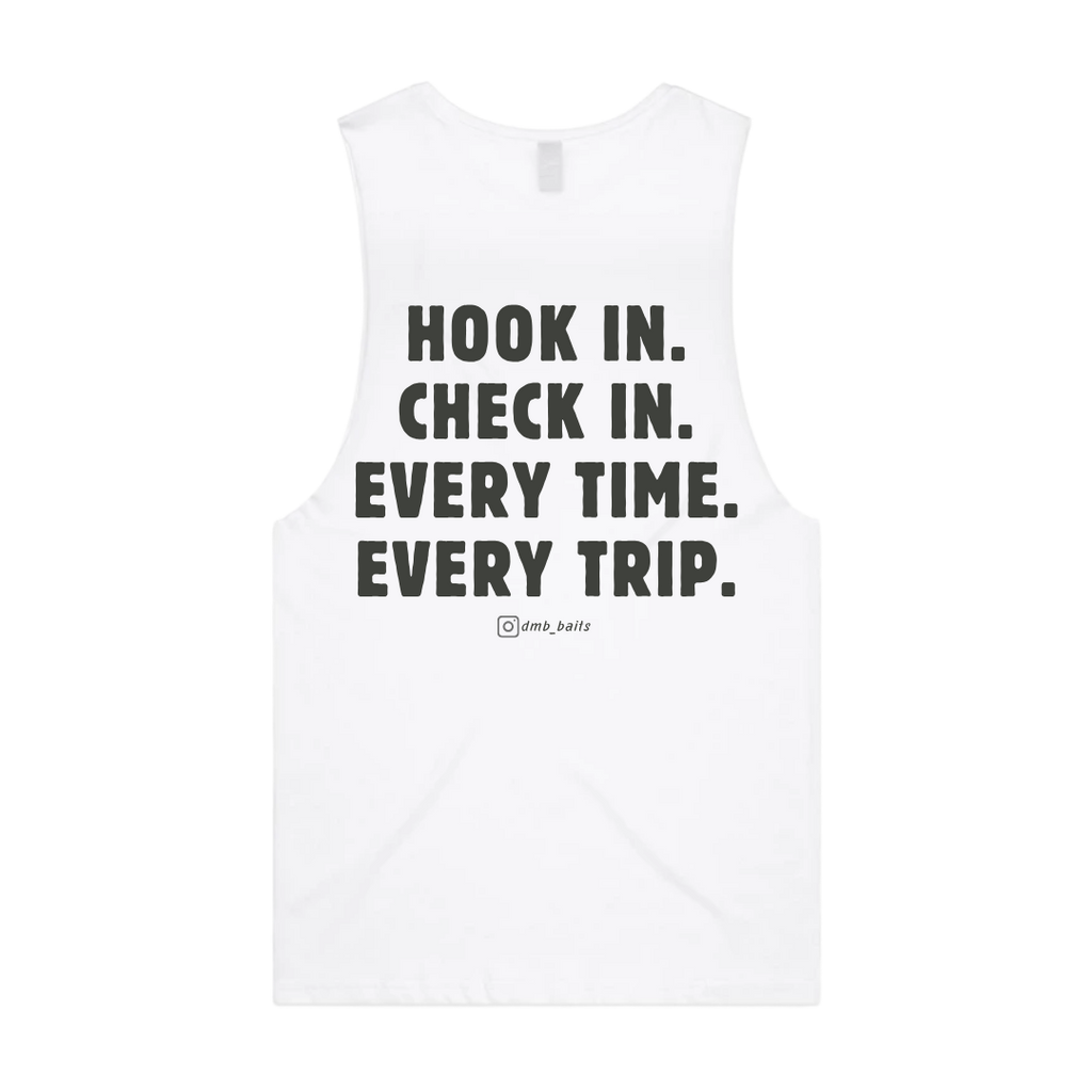 **PRE-SALE** The Check In Singlet - White