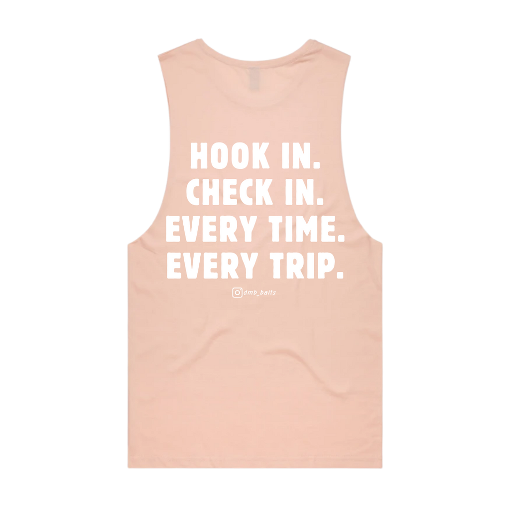 **PRE-SALE** The Check In Singlet - Pale Pink