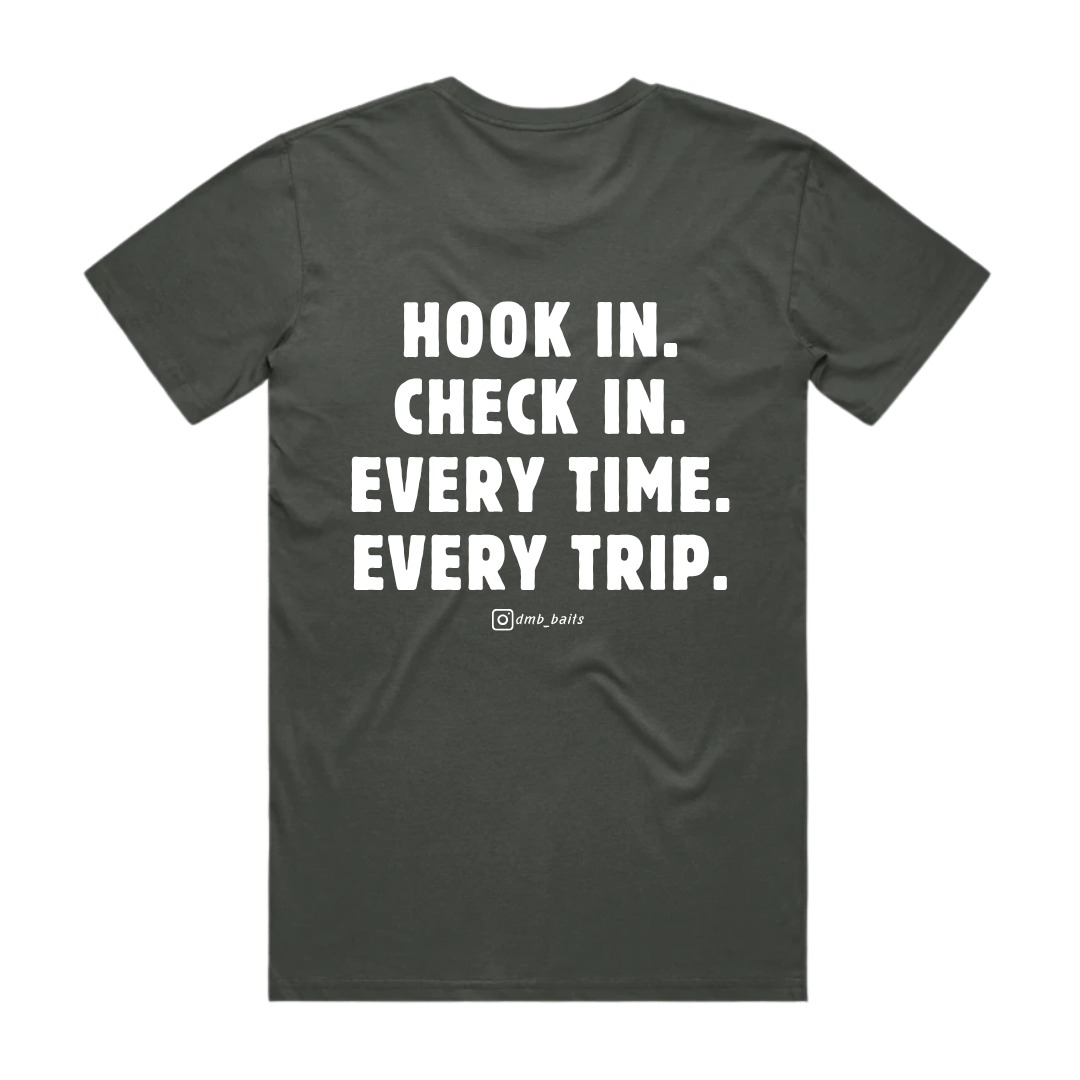 **PRE-SALE** The Check In Tee - Charcoal
